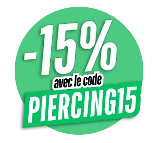 Accessoires Titane ASTM F136 interne pvd gold  cœur couronné strass blanc | iTC