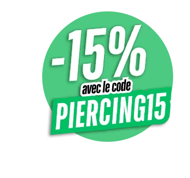 Labret titane pvd gold sans boule pas de vis interne | iTC