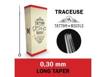 Agulha estéril de 0,30 mm para tatuagem (RL) - Agulha de tatuagem de cone longo