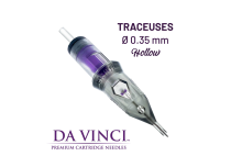 Cartouche de tatouage Traceuse Hollow (RL) Ø 0.35 mm - Long Taper | Da Vinci V2