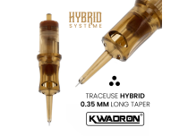 Cartouche de tatouage  Traceuse (RL) - Ø 0,35 mm - Long Taper | Kwadron Hybrid
