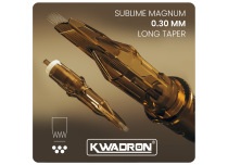 Cartucho para tatuagem Sublime Magnum (M1) - Ø 0,30 mm - Cone longo | Kwadron