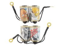 Bobinas com fio com capacitor de padrão de máscara Hannya | Sunskin