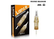  Magnums Arrondis (RM) - Ø 0,30 mm  |  Cartouche de tatouage PEPAX Lance