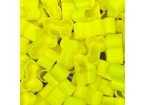Caps Naturels Biodégradables petit zizi jaune fluo x100 pcs | CRAZY CUP