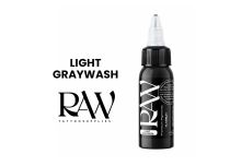 Encre de Tatouage RAW Platinum, stérile, coloris : Light Graywash