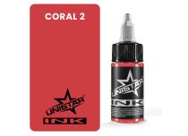 Encre de Tatouage - Stérile - CORAL 2 | UNISTAR COLORS™ Ink