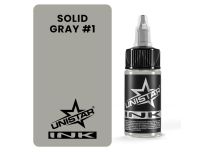 Encre de Tatouage - Stérile - SOLID GRAY #1 | UNISTAR COLORS™ Ink