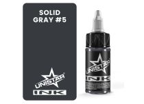 Encre de Tatouage - Stérile - SOLID GRAY #5 | UNISTAR COLORS™ Ink