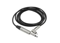 Cabo de ligação VMOTHS Jack 6.35 / RCA angular Comprimento 2m Preto