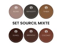 Mélanges pour Maquillage Permanent PUREBEAU stériles 10ml - Set Sourcil Mix - 6