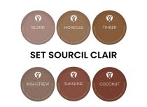 Mélanges pour Maquillage Permanent PUREBEAU stériles 10ml - Set Sourcil Clair -