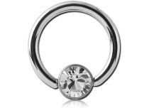 Conjunto de anéis com um cristal colorido de 2,5 mm | Itc