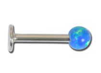 Labret Acier Opale Synthétique, Boule 3 mm |Itc