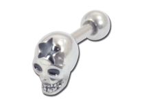 Barbell Acier tête de mort | Itc