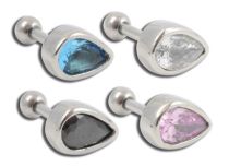Barbell Acier motif Goutte d'Eau | Itc