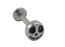Labret Acier motif Visage de mort | Itc