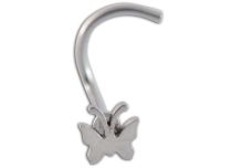 Stud Nez Acier Papillon avec antenne | Itc