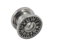 Plug Acier Épaulé motif Horloge | Itc