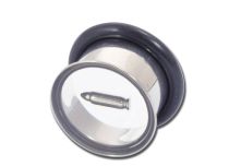 Plug Acier Épaulé motif Balle | Itc