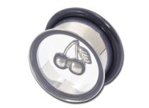 Plug Acier Épaulé motif Cerise | Itc