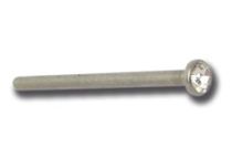 Stud Nez Droit Acier de 1 mm à Boule 2,3 mm - Cristal Coloré | Itc