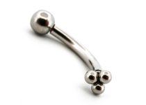 Micro Banane 1.2 x 8 mm en Acier Trinity Ball | Itc