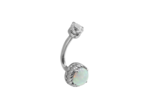 Micro banana Rook Titanium 1.2X7 bola de strass