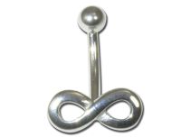 Banane Acier Boule 3 mm motif Infini | Itc