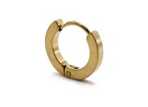 Anel de aço PVD Gold Hinge | Itc