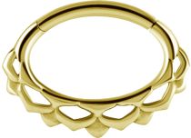Anel de dobradiça Ouro 4 Diamantes | Itc