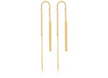 Paire de Boucle d'oreille avec Chaines et pendentif Droit | Itc