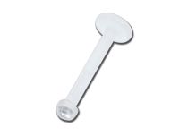 Boîte de 10 pcs de Labret BioFlex Stérile à Tête BioFlex Cristal Blanc | Itc