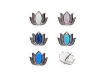Accessoire Threadless CoCr  0.5X8 motif lotus