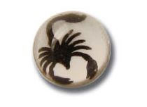Boule Acier Push Clip motif Scorpion | Itc