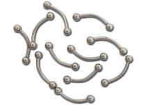Lot de Bananes Titane Boule 3 mm | Itc