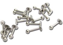 Lot de 50 labrets Titane Boule Cristal 3 mm | Itc