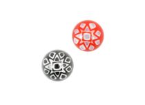 Conjunto de 5 bolas de mandala acrílicas | Itc