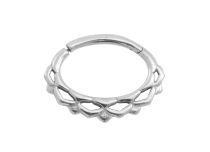 Anel de aço com dobradiça para o dente ou septo| Itc