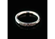 Dobradiça de Aço 5 Strass Branco | Itc