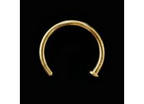 Anel aberto em aço dourado | Itc
