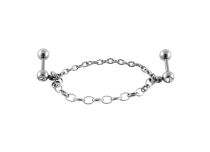 Corrente dupla com barra de aço e bola 4 mm | Itc