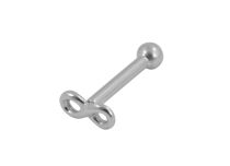 Barbell Aço padrão infinito, Bola 3 mm | Itc