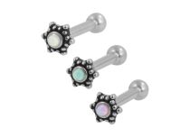 Barra de aço interna Tribal Star Opal | Itc