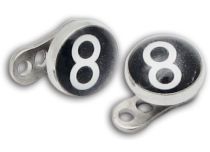Piercing Surface Titane Disque Acier 5 mm motif Boule de Billard | Itc