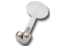 Labret PMFK Embout Acier motif Cœur | Itc