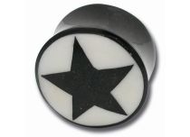 Plug en Corne Noire motif Étoile | Itc