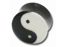 Plug en Corne Noire motif Yin-Yang | Itc