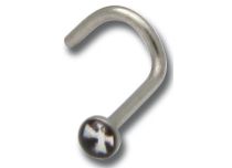 Stud Nez Acier motif Croix | Itc