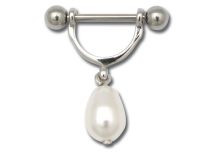 Bijou de Téton Acier Imitation perle | Itc